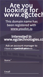 Mobile Screenshot of egctechnologies.com